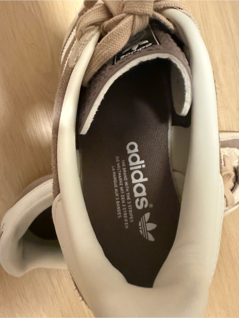 Adidas Women’s Beige & Cream Samba - Picture 5 of 9